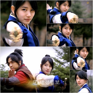 Miss Aスジが、短いながらもインパクトのある武術演技を繰り広げた。