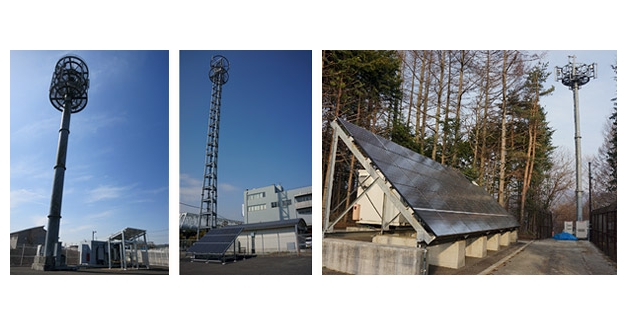 グリーン基地局のフィールド試験局（写真：NTTドコモ）