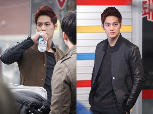 俳優キム・ボムが、まるでグラビアのようなドラマ撮影ビハインドカットを公開した。