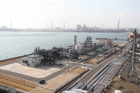 倉敷基地地上部全景（写真：JOGMEC）