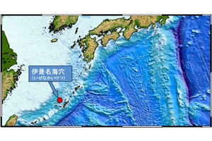 伊是名海穴の位置図（画像：JOGMEC）