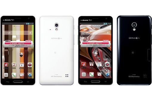 「docomo NEXT series Optimus G Pro L-04E」（画像：NTTドコモ）