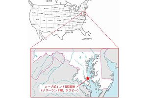 コーブポイントLNG基地位置図（画像：住友商事）