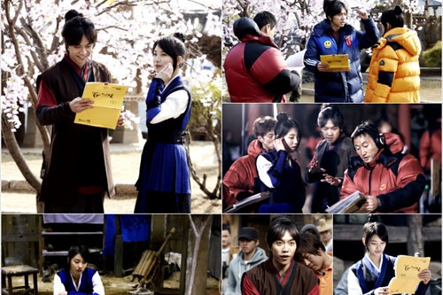 ドラマ『九家の書』で本格的登場を控えているイ・スンギ＆Miss Aスジが、撮影現場写真を公開した。写真=サムファネットワークス