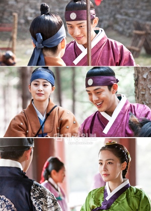 最高の服作りのために絶えず努力するチャン・オクチョン（キム・テヒ）の情熱がイ・スン（ユ・アイン）の心を動かした。写真＝STORY TV