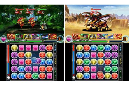 「パズドラZ」の利用イメージ(画像:ガンホー・オンライン・エンターテイメント) 「パズドラZ」の利用イメージ(画像:ガンホー・オンライン・エンターテイメント)