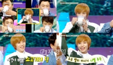 TEENTOP(ティーントップ)のニエルが、KBS 2TV『ハッピーサンデー - マンマ・ミーア』で行われた牛乳早飲み大会で1位に輝いた。