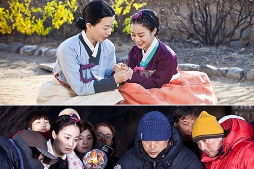SBS月火ドラマ『張玉貞、愛に生きる』のヒロイン、キム・テヒが、徹夜の撮影を続行している。写真=ストーリーTV