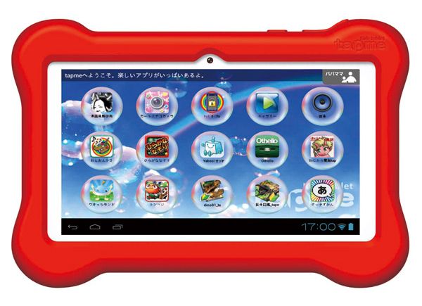 本格キッズ用タブレット「tap me(タップミー)」(画像:メガハウスのウェブサイトより) 本格キッズ用タブレット「tap me(タップミー)」(画像:メガハウスのウェブサイトより)