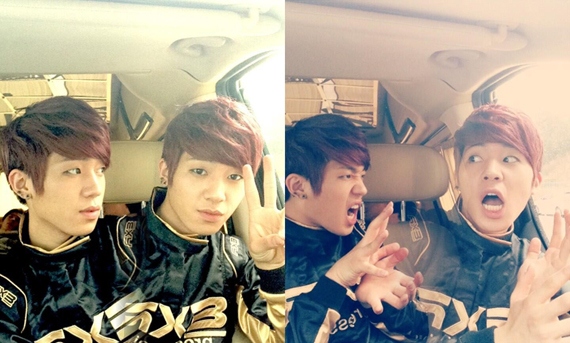 TEENTOPのチャンジョが一人遊びの真髄（？）を披露し注目を集めている。写真＝チャンジョのTwitterより