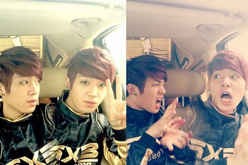 TEENTOPのチャンジョが一人遊びの真髄（？）を披露し注目を集めている。写真＝チャンジョのTwitterより