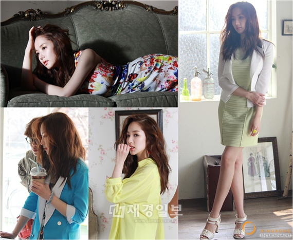 女優パク・ミニョンが爽やかな春のファッショングラビアを公開し、視線を集中させている。