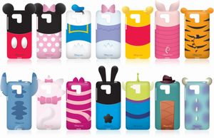 選べるキャラクターケース(画像:ディズニー・モバイル・オン・ソフトバンクのウェブサイトより) 選べるキャラクターケース(画像:ディズニー・モバイル・オン・ソフトバンクのウェブサイトより)