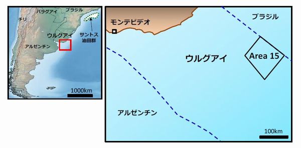 鉱区位置図（画像：国際石油開発帝石）