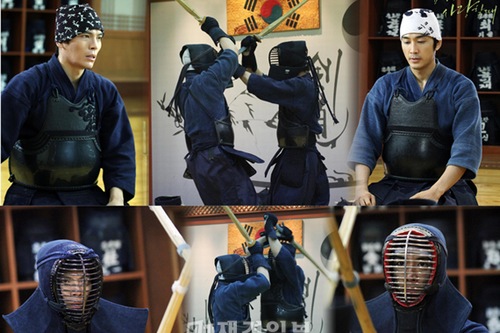 ソン・スンホンとキム・ソンオが剣士に変身した。写真=ブリスメディア
