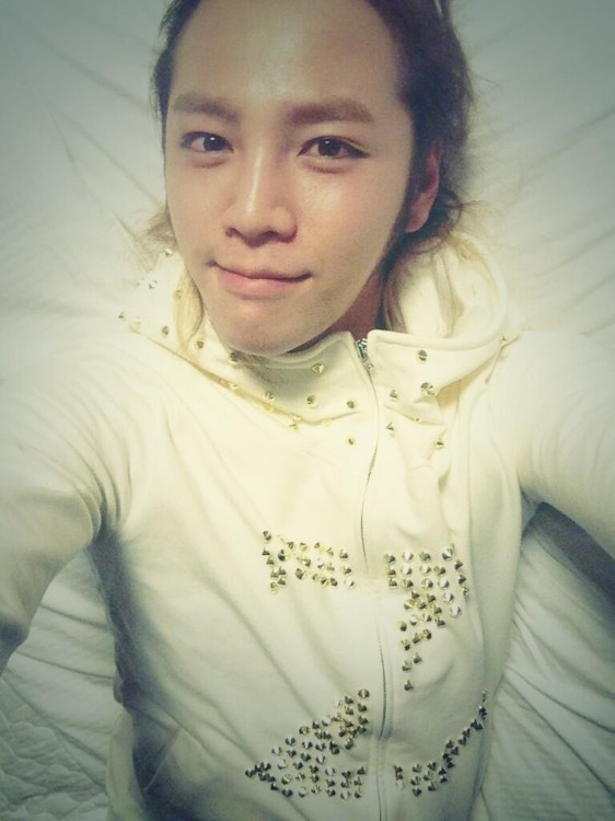 ご満悦のグンソクセルフショット。写真＝チャン・グンソクのツイッターより