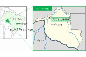 発電所所在地（画像：三井物産）