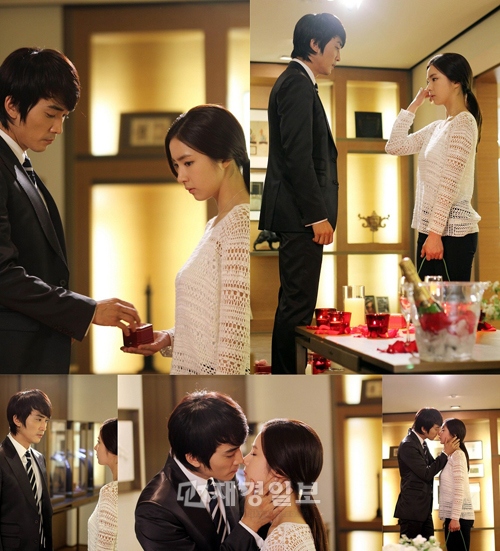 ソン・スンホンとシン・セギョンの未公開キスシーンカットが公開された。写真=ブリスメディア