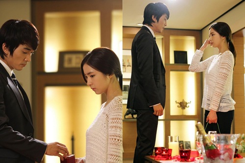 ソン・スンホンとシン・セギョンの未公開キスシーンカットが公開された。写真=ブリスメディア