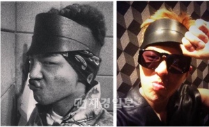 BIGBANGのG-DRAGONとSOLが、同じサンバイザーを被って同じ表情で撮ったセルフショットをそれぞれ公開し、話題となっている。写真=SOLインスタグラム、G-DRAGONツイッター BIGBANGのG-DRAGONとSOLが、同じサンバイザーを被って同じ表情で撮ったセルフショットをそれぞれ公開し、話題となっている。写真=SOLインスタグラム、G-DRAGONツイッター