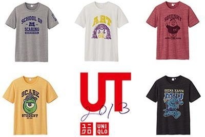 映画「モンスターズ・ユニバーシティ」の公開記念、ユニクロからオリジナルTシャツが登場