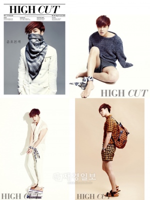 東方神起のユンホが、「HIGH CUT」のグラビアでセクシーな魅力を披露した。