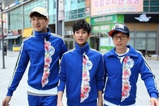 26日放送のSBSバラエティー『日曜日が好き―ランニングマン』に、キム・スヒョンとイ・ヒョヌがゲスト出演し、レギュラーらと体育大会を繰り広げた。写真＝SBS