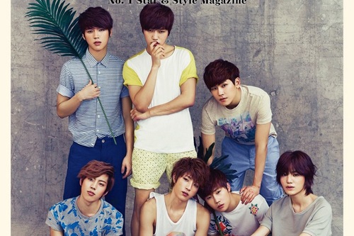 6月9日でデビュー3周年を迎える人気絶頂のグループINFINITE(インフィニット)の夏のグラビアが公開された。