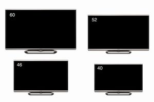 液晶テレビ“AQUOS クアトロン”Gシリーズ4機種（画像：シャープ）