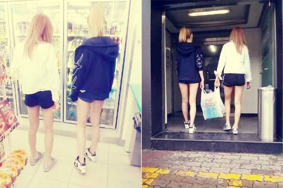 AFTERSCHOOLのナナとジョンアの引き締まった美脚が、オンラインで話題となっている。