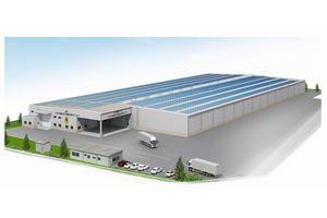 全農岩手県本部いわて純情米広域集出荷施設発電所の完成図（画像：三菱商事）