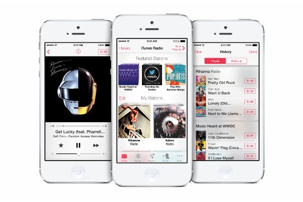 iTunes Radio（画像：アップル）