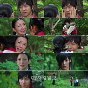 『九家の書』では、イ・スンギ、チェ・ジニョク、ユン・セアの悲しい対面が描かれ、緊張感を高めた。 『九家の書』では、イ・スンギ、チェ・ジニョク、ユン・セアの悲しい対面が描かれ、緊張感を高めた。