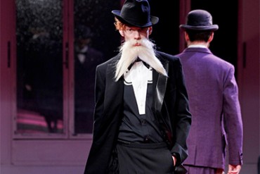 ヨウジヤマモト 2013-14年秋冬メンズコレクション - 現代に蘇えるアウグスト・ザンダーの写真世界