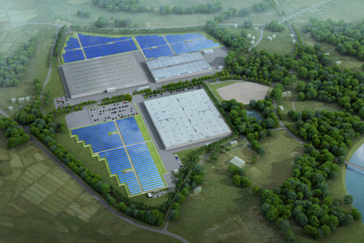 「LIXIL須賀川SOLAR POWER」の完成イメージ（画像：LIXIL）