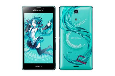 「ドコモ スマートフォン Xperia feat. HATSUNE MIKU SO-04E」（画像：NTTドコモ）
