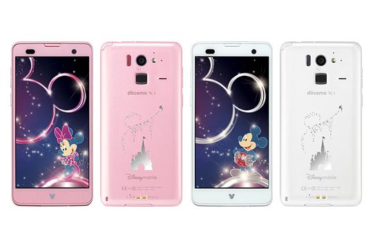 「Disney Mobile on docomo F-07E」(画像:NTTドコモ) 「Disney Mobile on docomo F-07E」(画像:NTTドコモ)