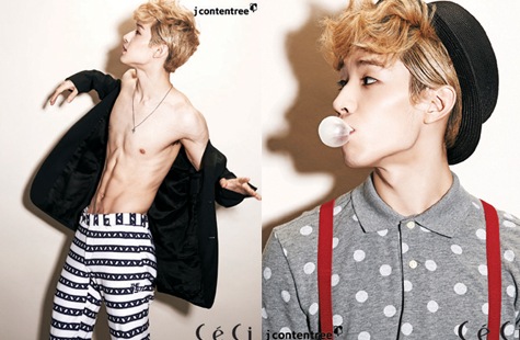 SUPER JUNIOR-Mのヘンリーが、引き締まった腹筋を披露し話題だ。