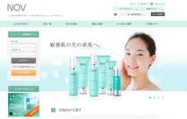 低刺激化粧品「ノブ」公式サイト&オンラインショップをリニューアル