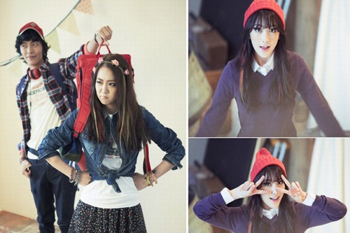 カジュアルブランド「UNIONBAY」は8日、KARAハン・スンヨン、カン・ジヨン、俳優イ・ミンギのグラビア撮影現場写真を公開した。