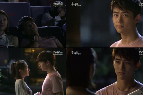 2PMテギョンが、“純情２段階キス”を披露した。