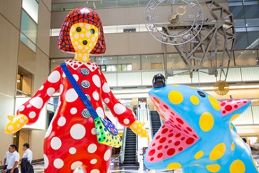 新宿をアートがジャック「新宿クリエイターズ・フェスタ」スタート、草間彌生、河口洋一郎らの作品初披露