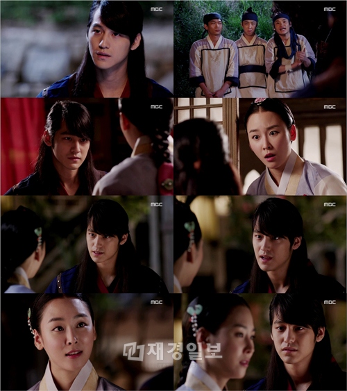 MBC月火ドラマ『火の女神チョンイ』で、キム・ボム（キム・テド役）が、ムン・グニョン（チョンイ役）の正体を明かしたソ・ヒョンジン（シム・ファリョン役）に対し、怒りをあらわにした。