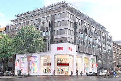 「ユニクロ　タウエンツィーンストラース店（仮称）」の外観イメージ（画像：ユニクロ）