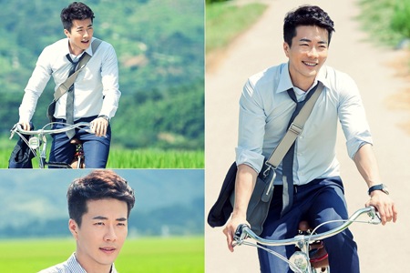 俳優クォン・サンウののどかな出勤姿がキャッチされた。写真= A story