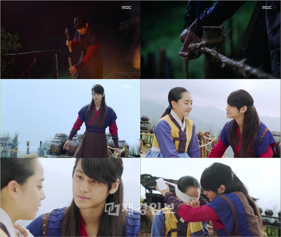 MBC月火ドラマ『火の女神チョンイ』では、キム・ボム（キム・テド役）が、視力を失ったムン・グニョン（ユジョン役）の“希望の灯火” となり、視聴者を感動させた。