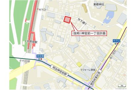 位置図（画像：三井不動産）