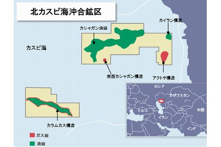 鉱区位置図（画像：国際石油開発帝石）