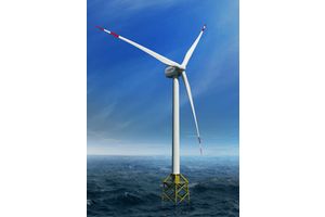 洋上風力発電設備のイメージ（画像：三菱重工業）