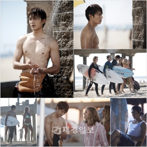 『相続者たち』に出演する俳優イ・ミンホが硬い彫刻のような筋肉を披露し、ロサンゼルスのマリブ・ビーチを熱くした。写真=ファエンダムピクチャーズ 『相続者たち』に出演する俳優イ・ミンホが硬い彫刻のような筋肉を披露し、ロサンゼルスのマリブ・ビーチを熱くした。写真=ファエンダムピクチャーズ